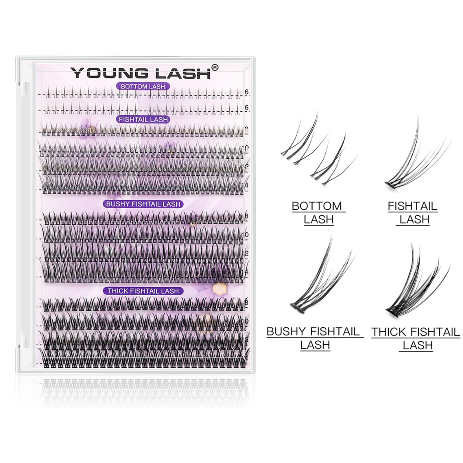 ขนตาปลอมมิ้งค์ 20D แบบติดกาวด้ - Eyelash Extension London บทวิจารณ์และราคา