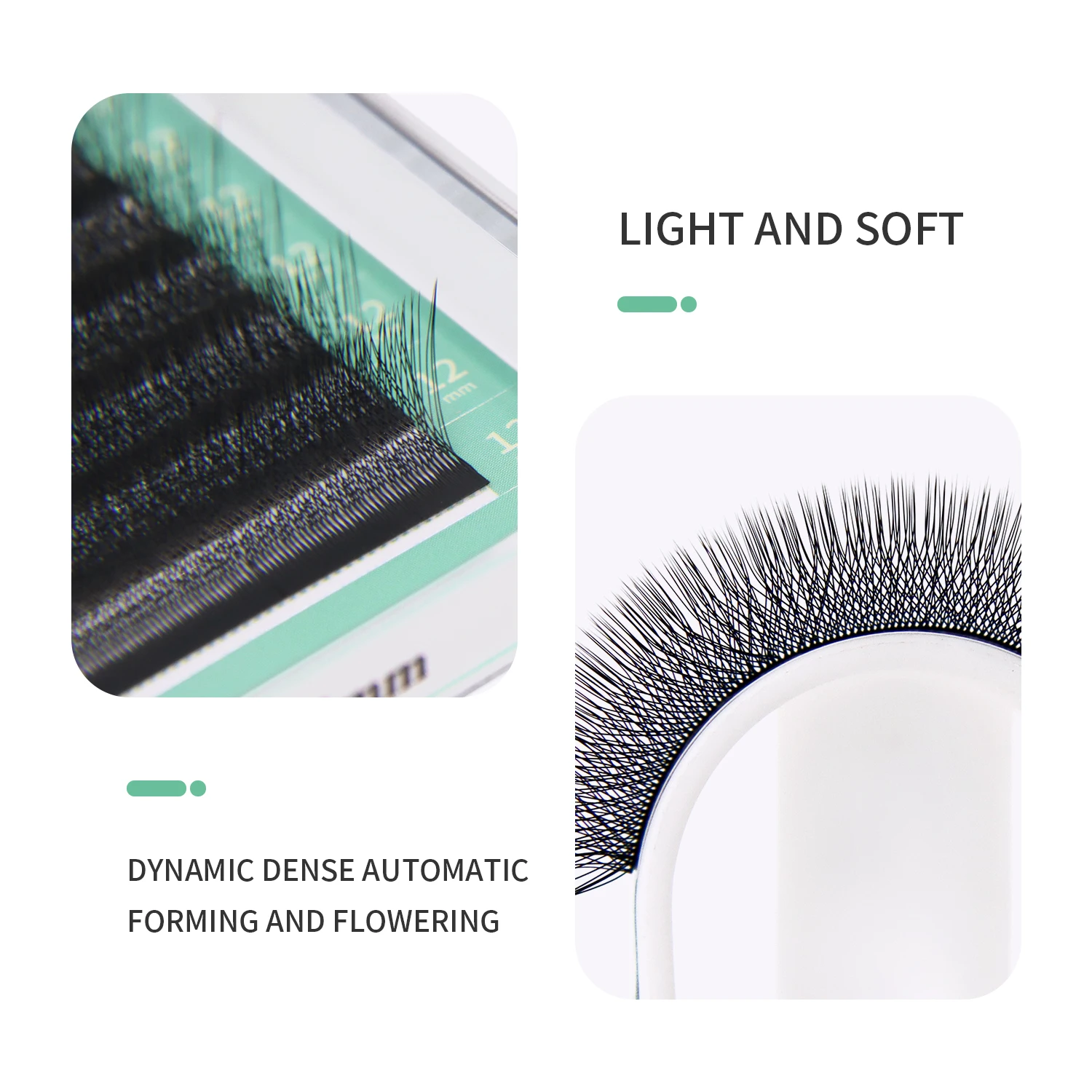 Glamlash ขนตาปลอมแบบพัดลมขนตาป - Eyelash Extension For Asian Eyes บทวิจารณ์และราคา