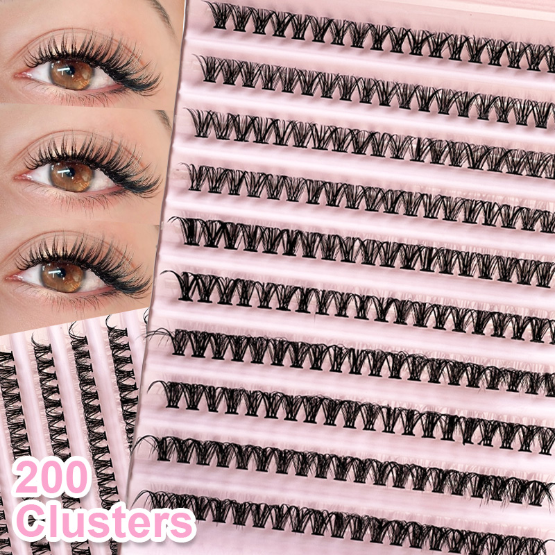 ขนตาปลอมแบบช่อ 8-16 มม. 200 ชิ - Eyelash Extension For Asian Eyes บทวิจารณ์และราคา