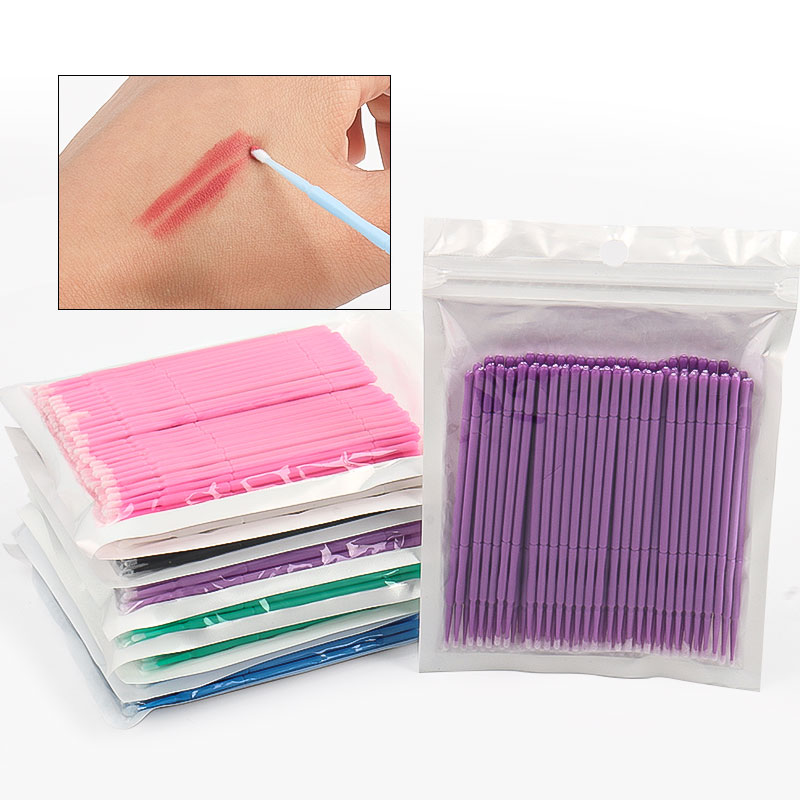 ไม้พันสำลีทำความสะอาดขนตาแบบไม - Eyelash Extension Look บทวิจารณ์และราคา