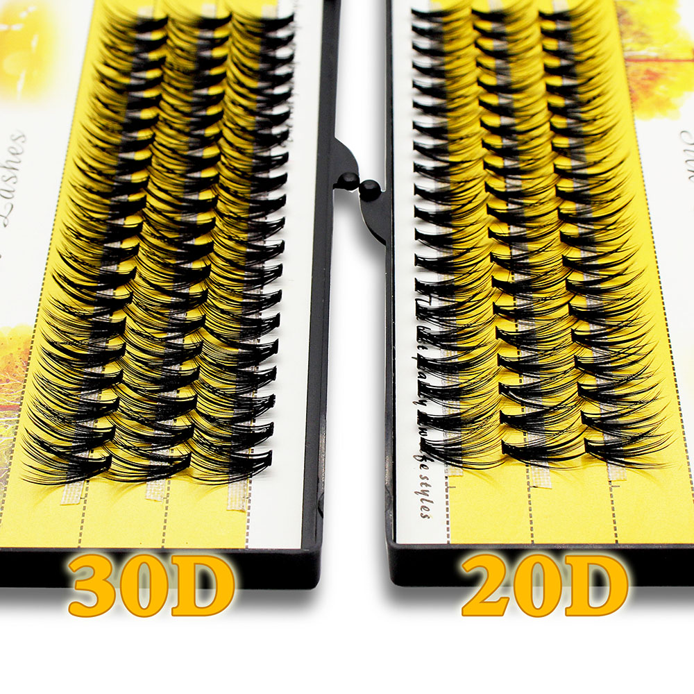 ขนตาปลอมแบบช่อ 60 ช่อ สีดำ ขนม - Eyelash Extension For Asian Eyes บทวิจารณ์และราคา