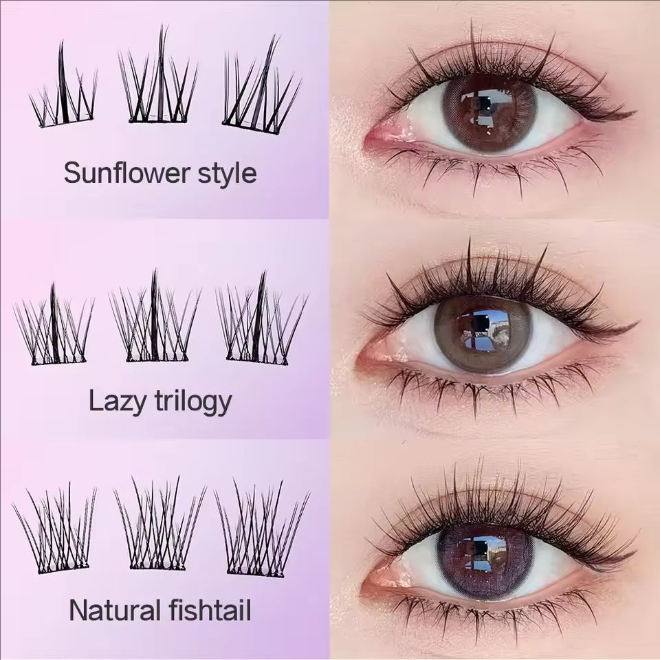 MIAOJIE ขนตาปลอมแบบไม่มีกาว -  - Eyelash Extension Human Hair บทวิจารณ์และราคา
