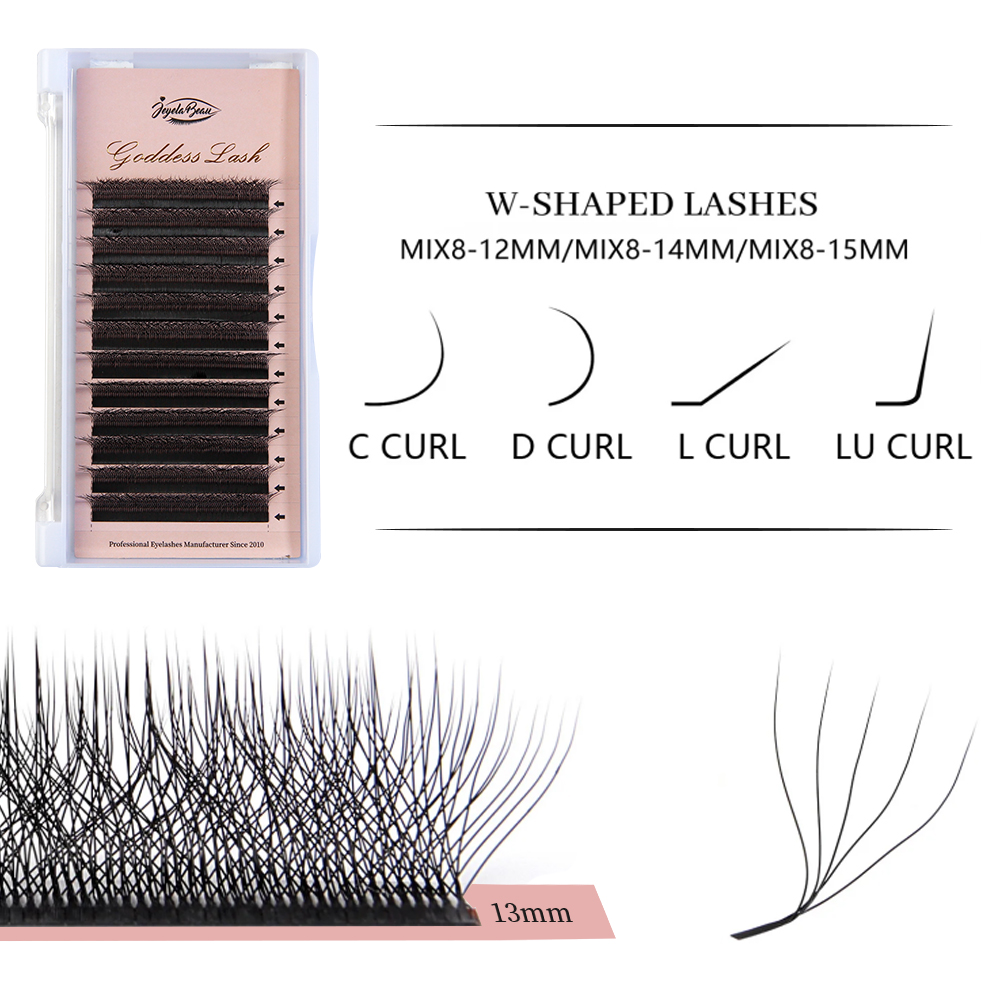 ขนตาปลอม Goddess W3D 4D 5D M C - Eyelash Extension Human Hair บทวิจารณ์และราคา