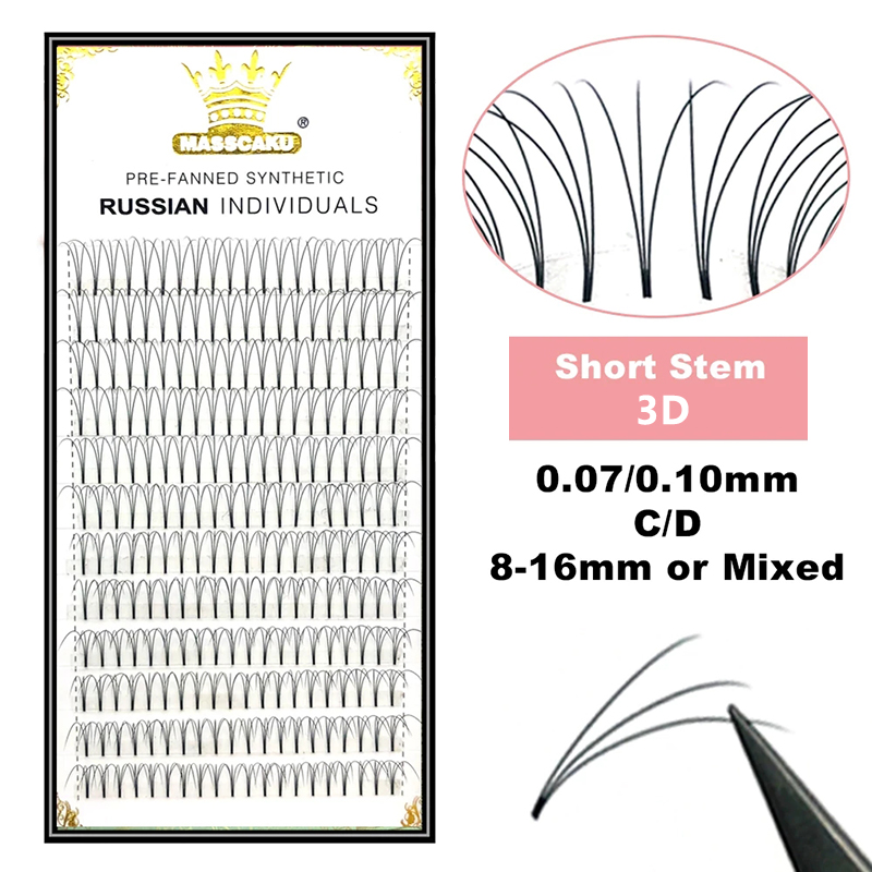 ขายส่งขนตาปลอมแบบพัดสำเร็จรูป  - Eyelash Extension Russian บทวิจารณ์และราคา